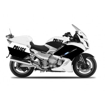 Machetă moto Maisto [1:18] - Yamaha FJR 1300A Generic Police Authority - White/Black